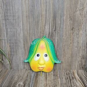 Vintage Chalkware Pear Hook, 1970 Miller Studio